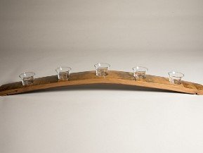 Curved Down 5 Candles