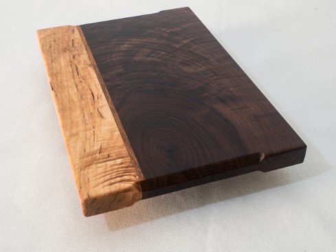 Curly Brown Maple, Burl Walnut, Teak